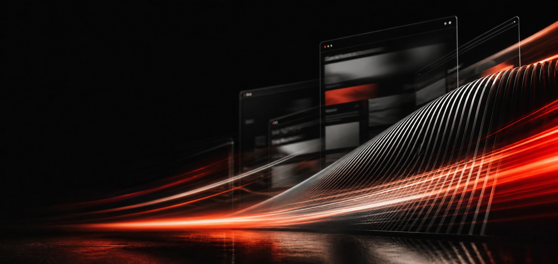 Custom abstract web development interface architecture